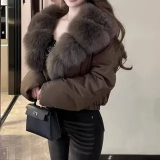کاپشن خزدار شیک