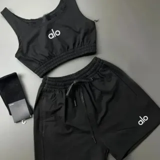 تاپ شلوارک اسپرت نخ پنبه