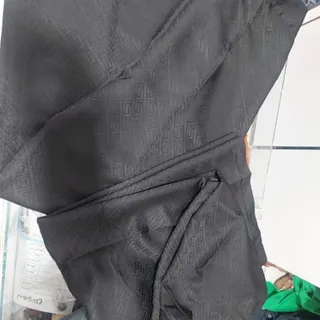 شلوار نیم بگ پارچه براق