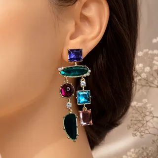 گوشواره فول جواهر accesso