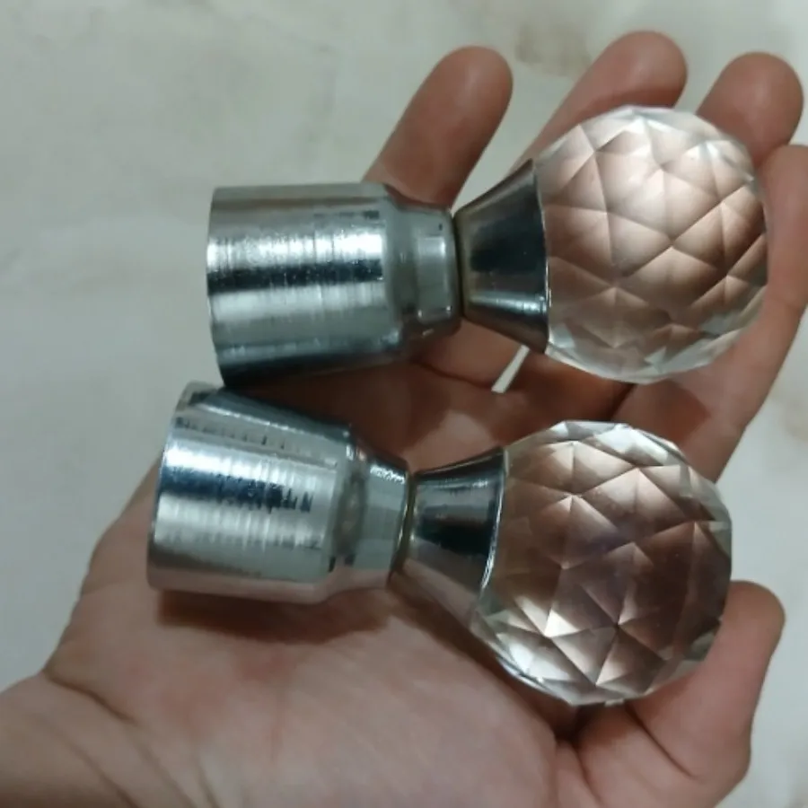 قپه کریستال چوب پرده