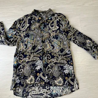 شومیز ترک سورمه ای