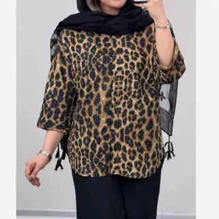 شومیز پلنگی مجلسی