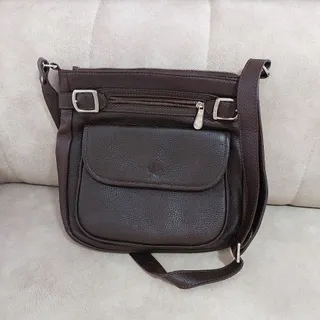 کیف چرم قهوه ای