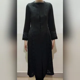 مانتو بلند مشکی