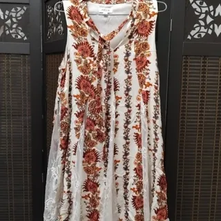 پیراهن کوتاه طرح سنتی