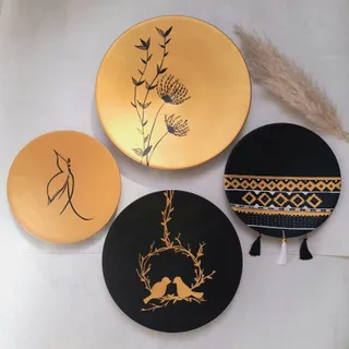 دیوارکوب سفالی طرح گنجشک