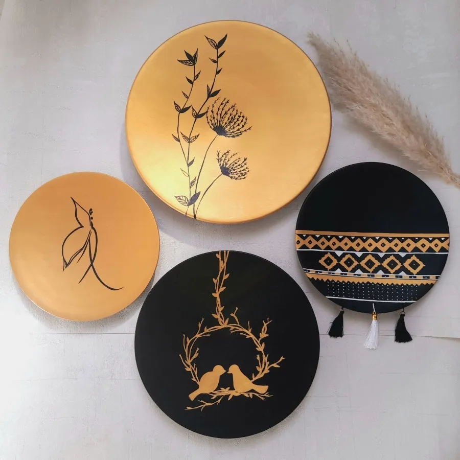 دیوارکوب سفالی طرح گنجشک