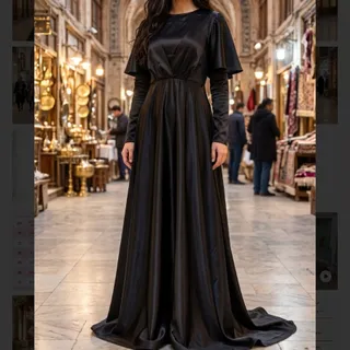 پیراهن مجلسی زنانه ساتن