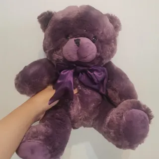 عروسک خرسی بنفش