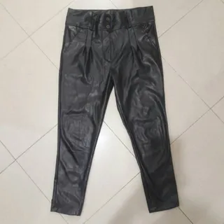شلوار چرم مشکی