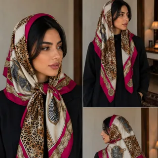 روسری ساتن