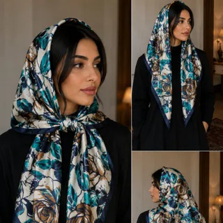 روسری ساتنlorenzo