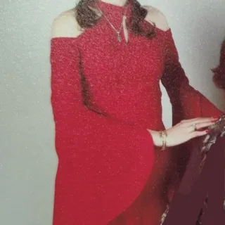 پیراهن مجلسی قرمز