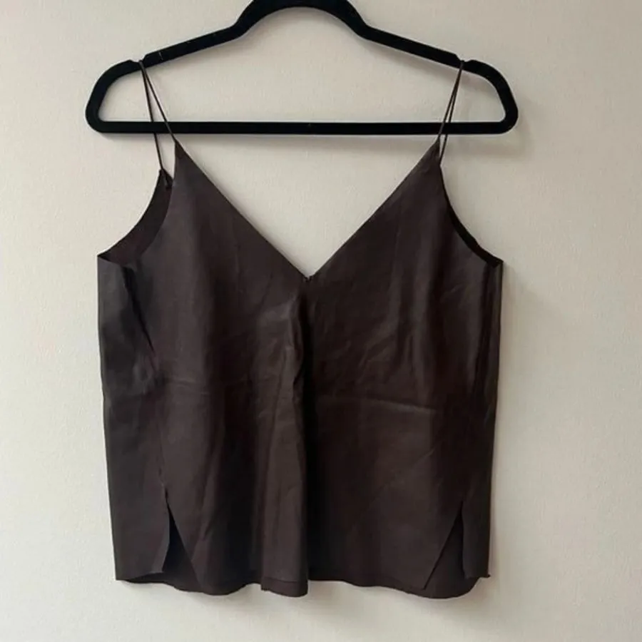 تاپ چرم zara