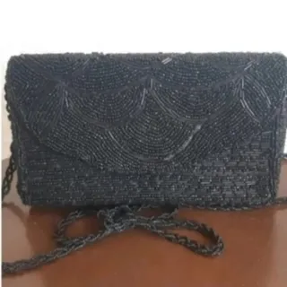 کیف ملیله دوزی مشکی