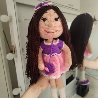 عروسک قلاب بافی بزرگ