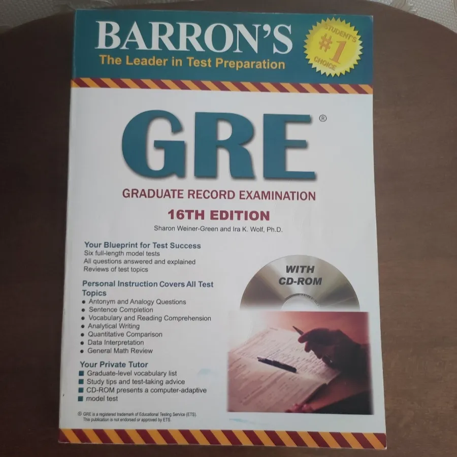 کتاب آزمون GRE