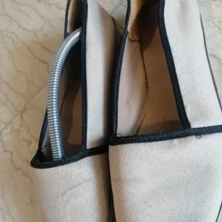 کفش پارچه ای کرم