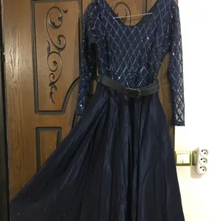 لباس مجلسی سرمه ای شیک