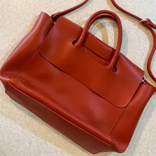 کیف چرم وارداتی رنگ آجری