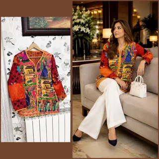 کت خفن تماما hand made
✅️