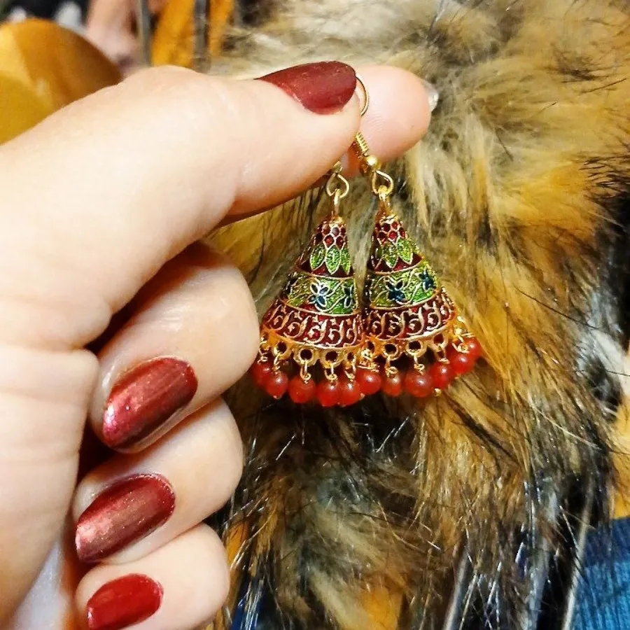 گوشواره برنجی هندی
نو✅️