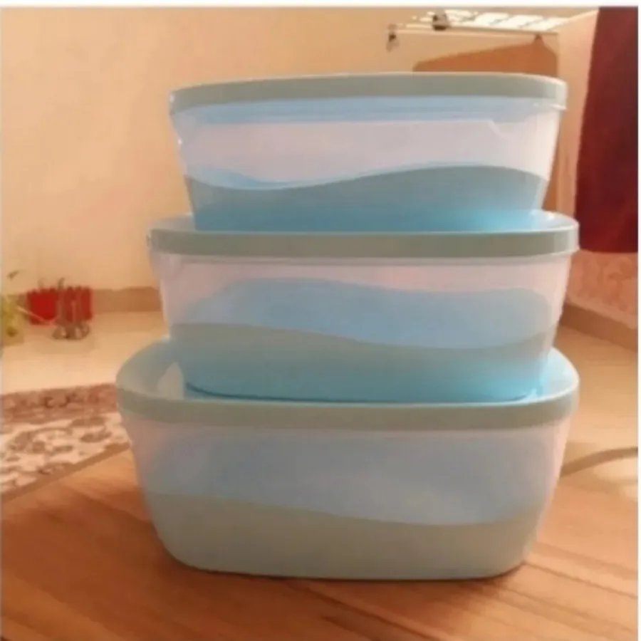 ظرف سه تکه درب دار