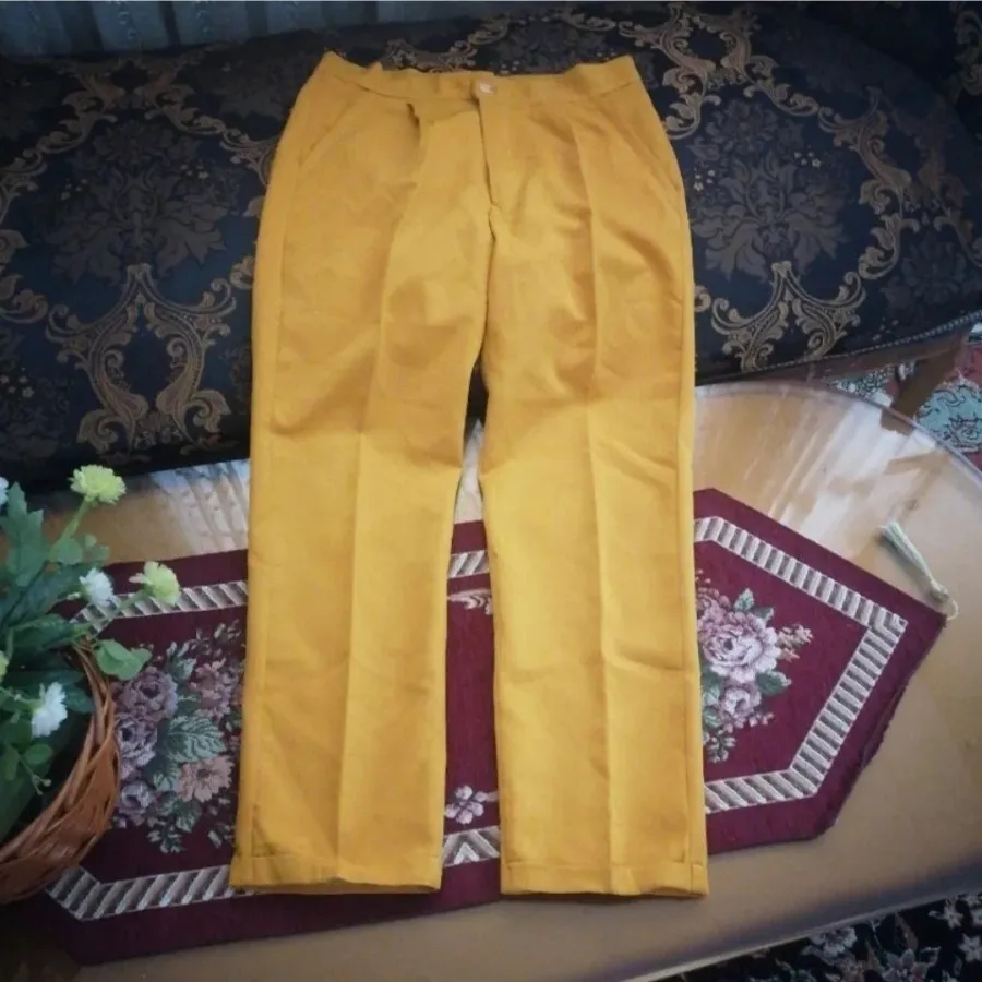 شلوار مازراتی خردلی