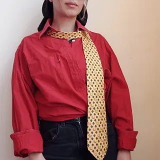 شومیز گوجه ای