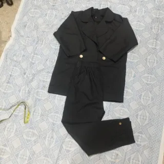 ست کت و شلوار مشکی زنانه