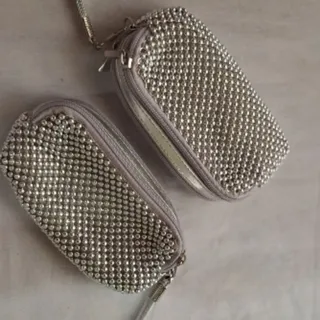 کیف کوچولو نقره ای
