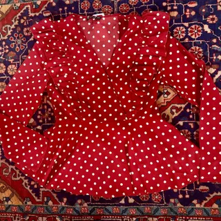 بلوز خال خالی