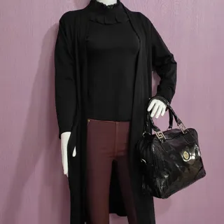 مانتو مشکی miss teen