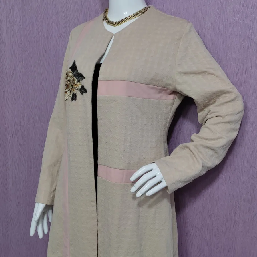 مانتو پاییزه گلدوزی شده