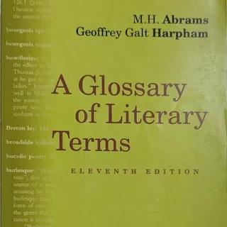 کتاب a glossary of litera