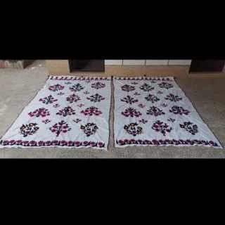 جفت پرده شماره دوزی