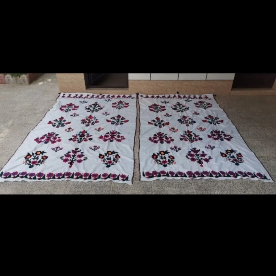 جفت پرده شماره دوزی