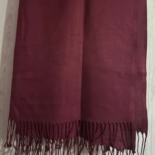 شال پاییزه زرشکی