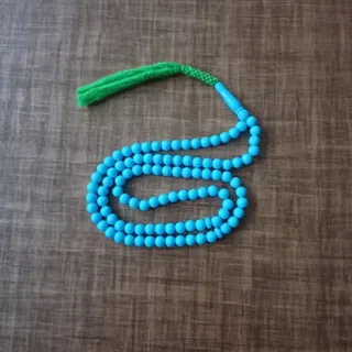 تسبیح آبی فیروزه ای نو