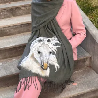 شال کچه دوزی شده