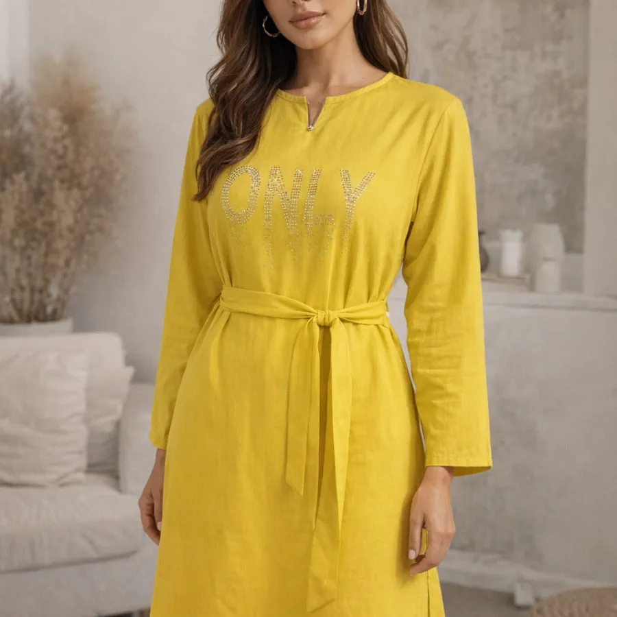 پیراهن نگین کاری