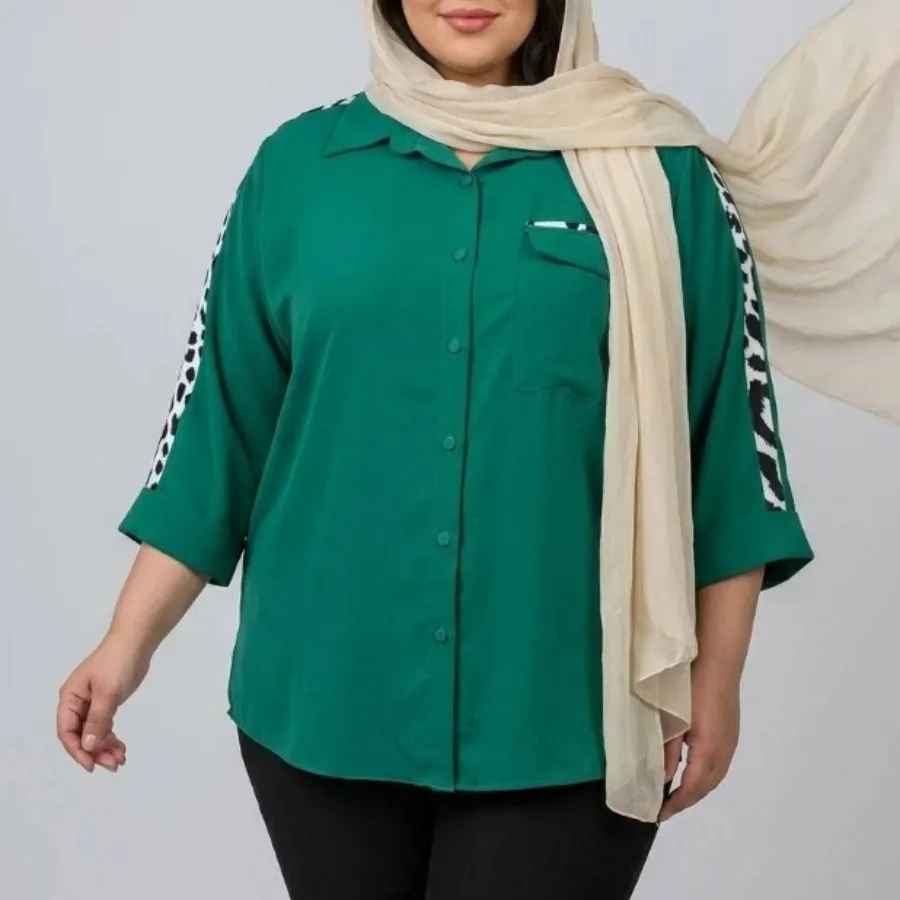 شومیز خرجکار پلنگی