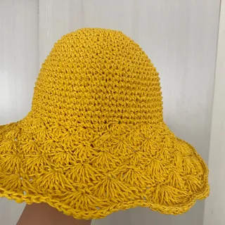 کلاه ساحلی رافیا