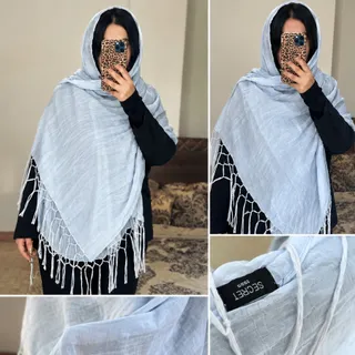 شال آبی اسمونی شیک