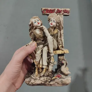 مجسمه پلی استر دختر پسر
