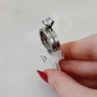 انگشتر حلقه و پشت حلقه