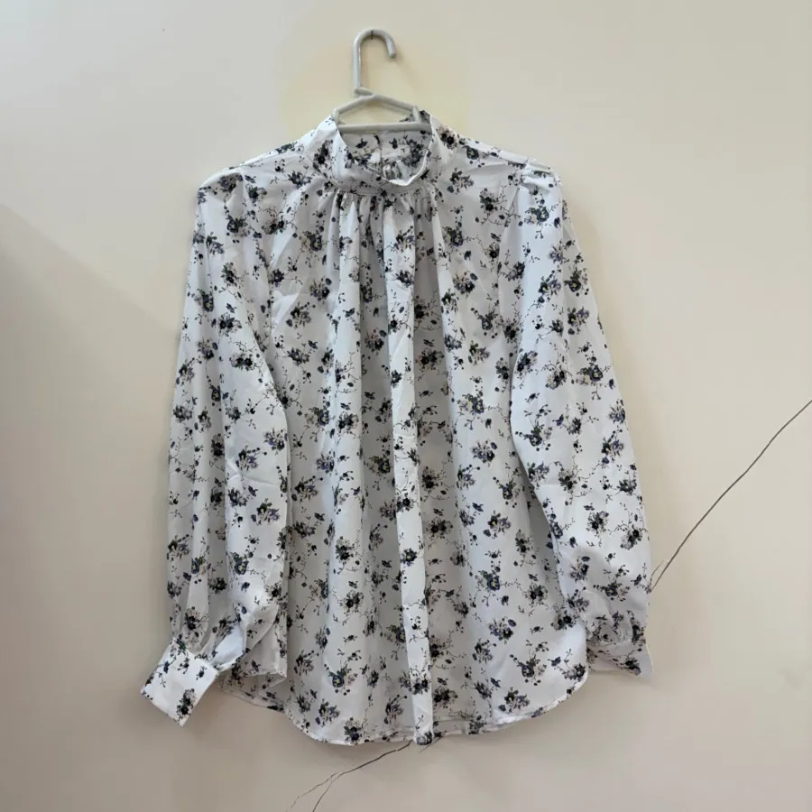 شومیز ابریشم سفید