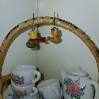 گوشواری تمام چوب