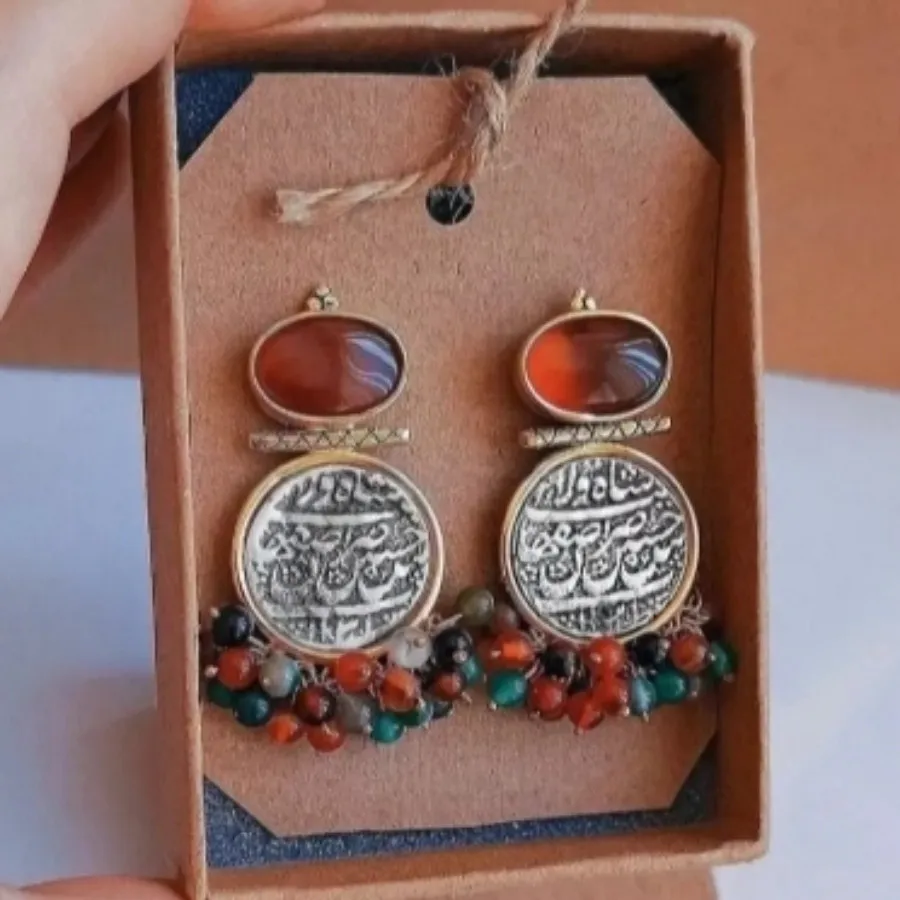 گوشواره نقره/ نو/ دستساز